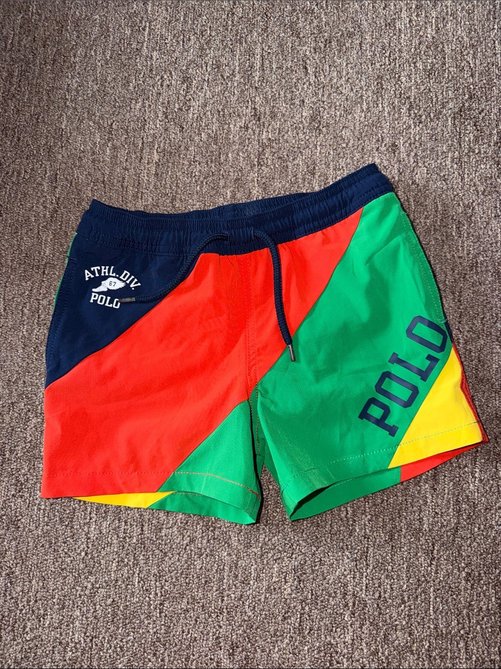 POLO RALPH LAUREN BOYS SWIM TRUNKS 4T